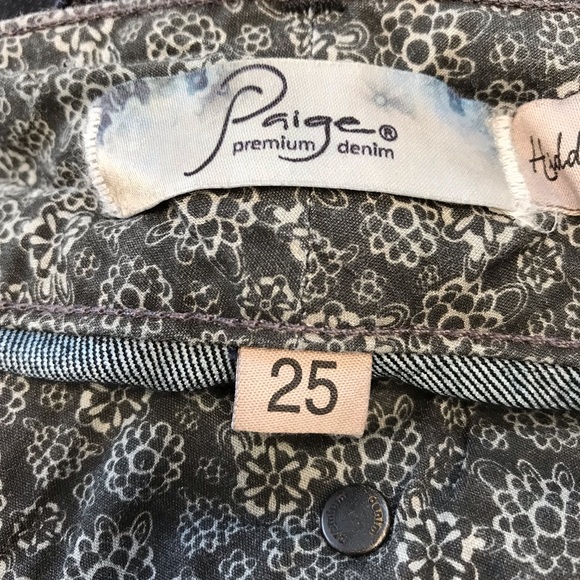 Paige Hidden Hills in Super Black Sea Jeans - Picture 3 of 8